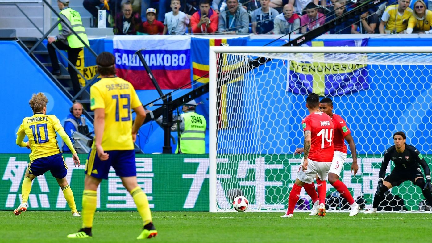 Russia 2018, un gol alla Svizzera. La Svezia ai quarti di finale