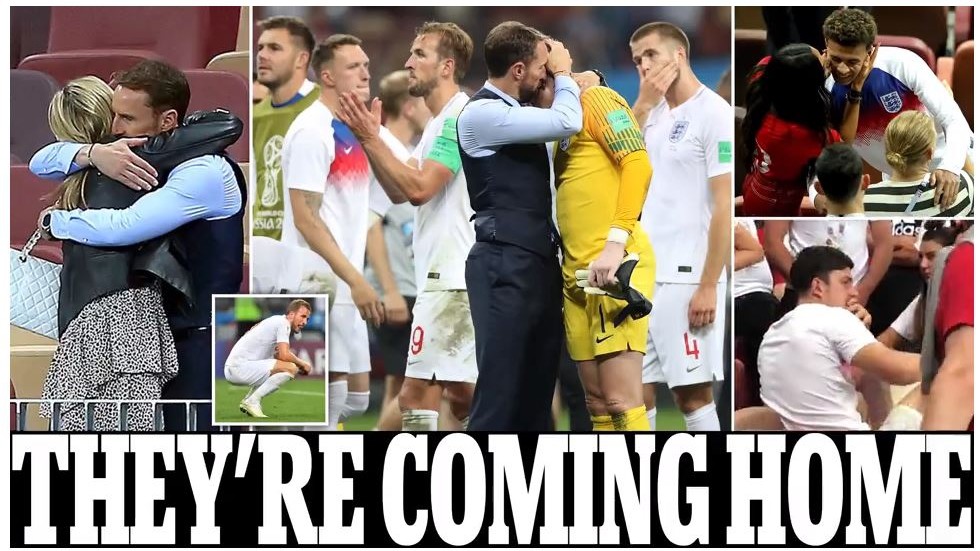 Mondiali 2018, stampa inglese delusa: “Sogno finito, si torna a casa”