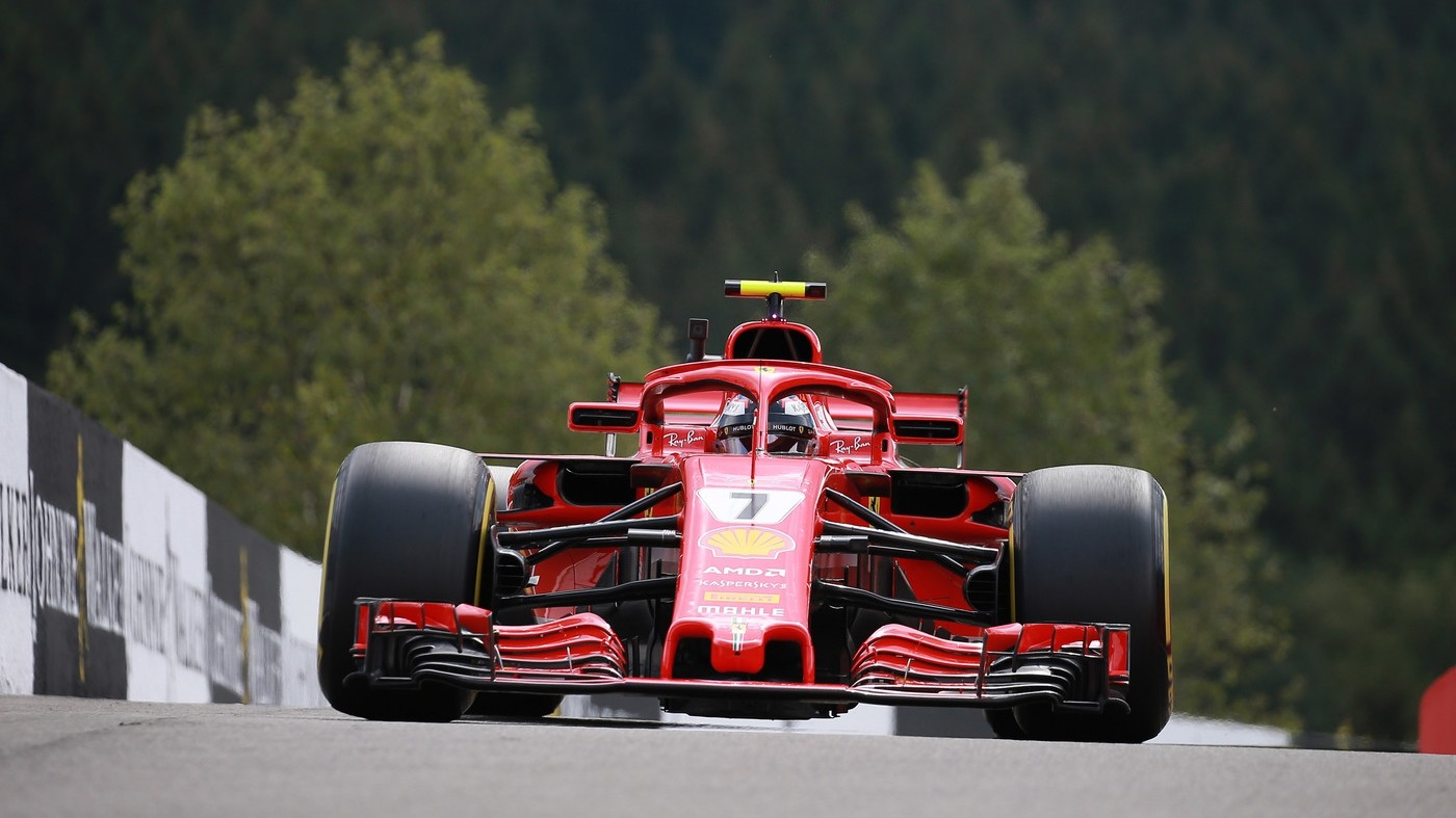 Gp Spa Raikkonen davanti a Mercedes Vettel quinto ma passo ok
