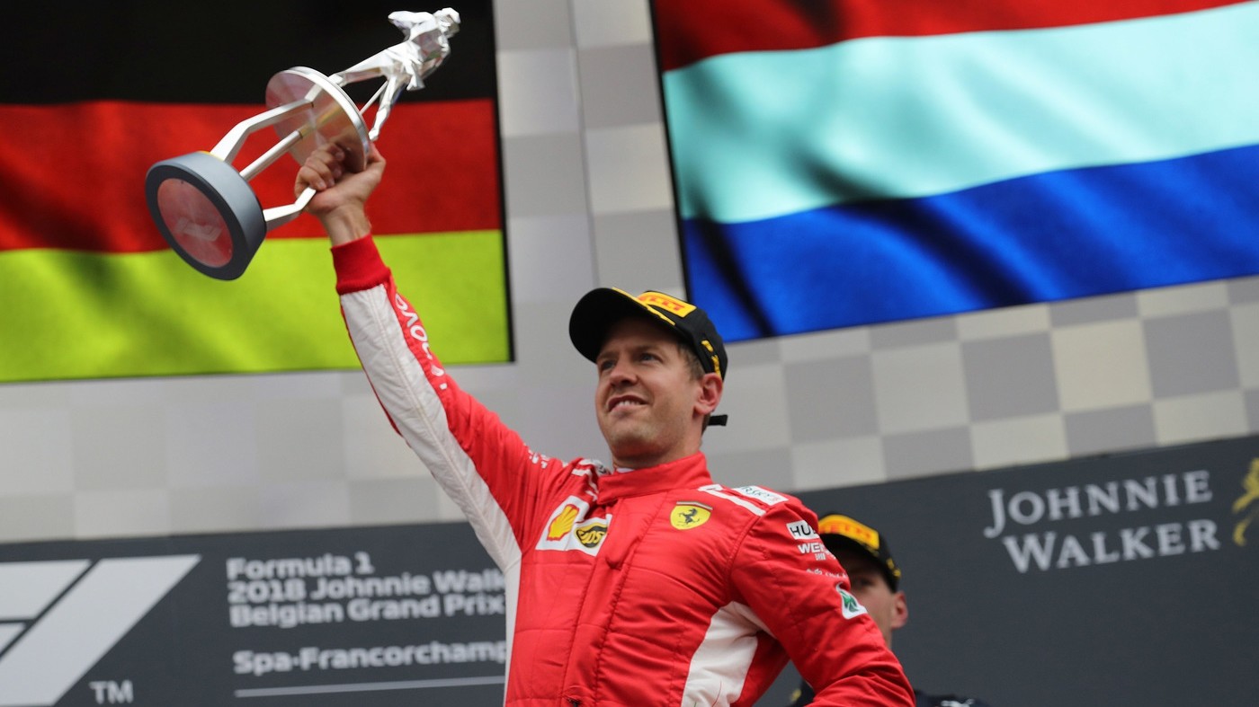 A Spa la Ferrari rialza la testa: super Vettel, ottimismo verso Monza