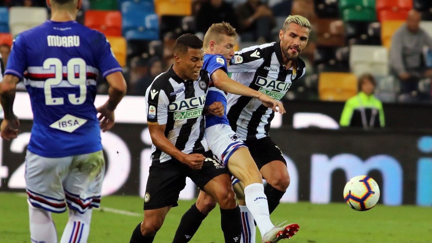 Bene l’Udinese. De Paul per battere la Sampdoria: 1-0