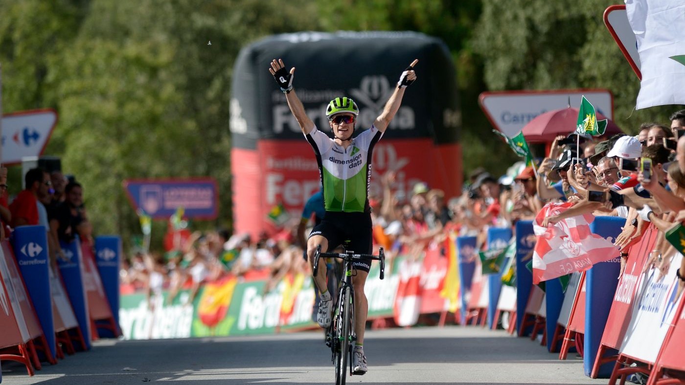 Vuelta, tappa a King. Kwiatkowski  tiene la maglia rossa