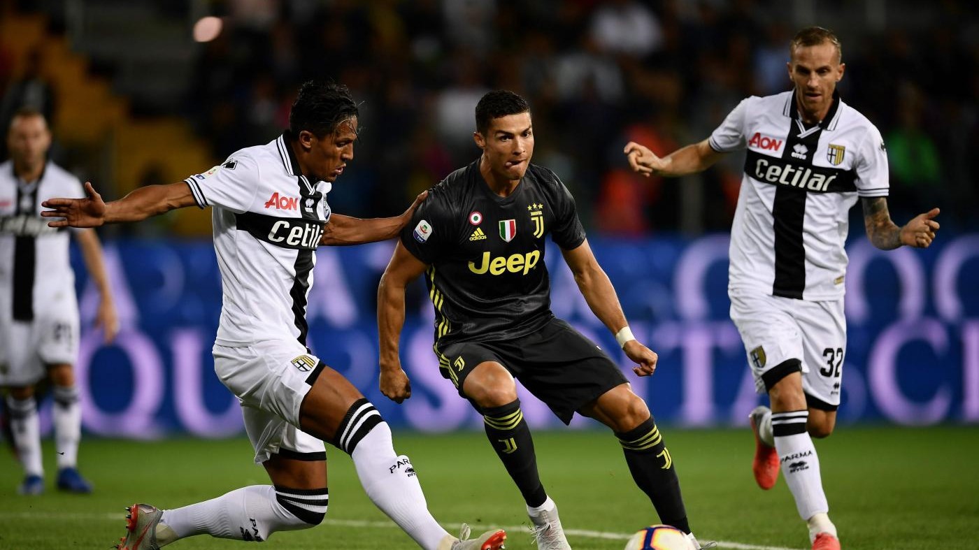 Serie A, Juve vola anche senza i gol di Ronaldo: Parma ko 2-1