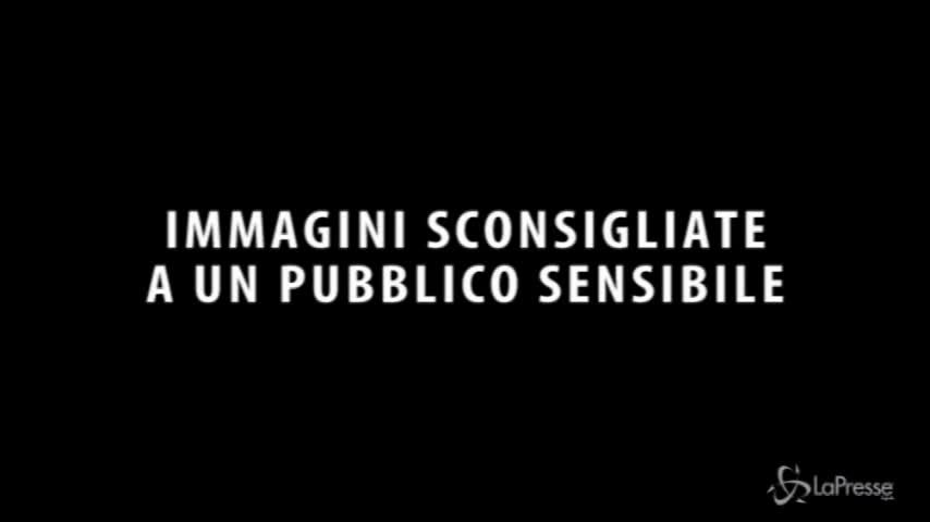 Collaboratore Macron ripreso mentre picchia i manifestanti