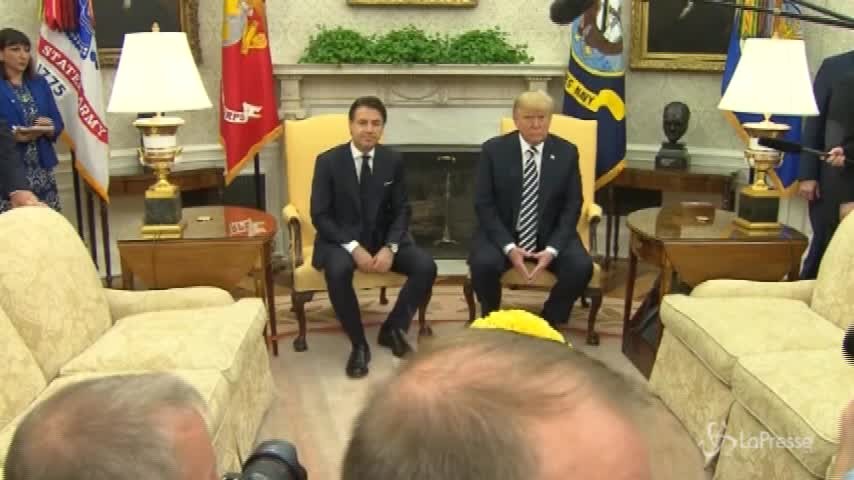 Trump incontra Conte: “Bene Italia sui migranti”