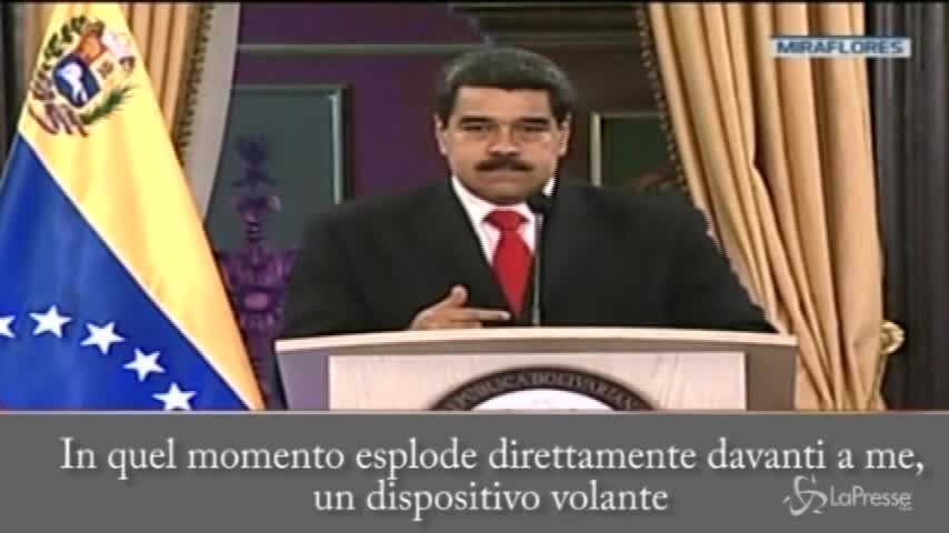 Attentato a Maduro, il presidente: “Mi protegge il popolo”