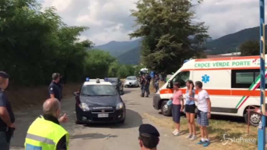 Juve, l’arrivo del pullman a Villar Perosa
