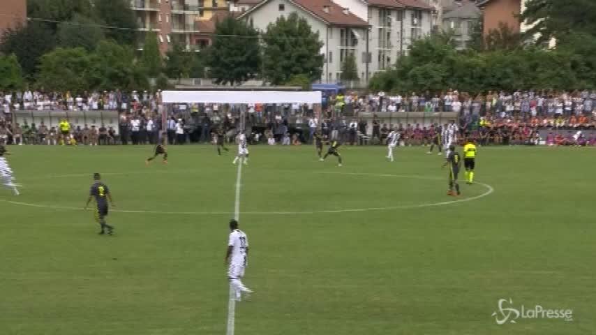Juve, esordio con gol per Ronaldo nell’amichevole in famiglia a Villar Perosa