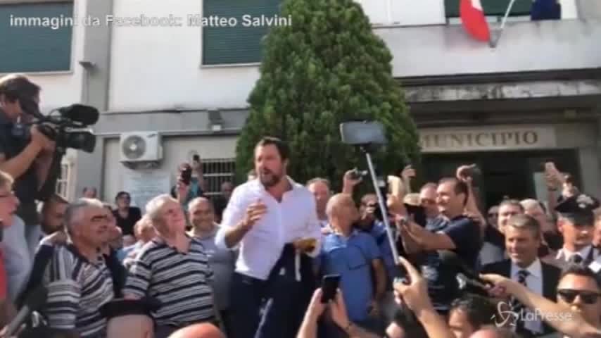 Salvini in Calabria: “La ‘ndrangheta scomparirà dalla faccia di questa terra”