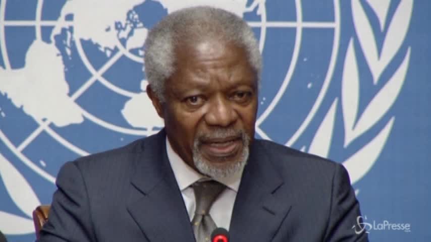 È morto Kofi Annan, primo Segretario di colore dell’Onu