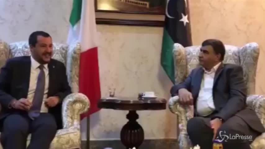 Salvini in Libia: “Abbiamo proposto centri di accoglienza a sud del Paese”