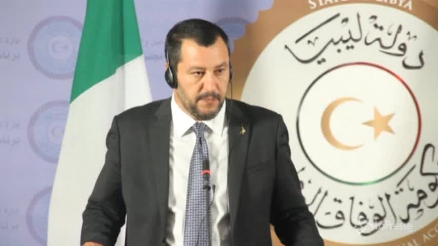 Salvini a Tripoli: “Centri di accoglienza a Sud della Libia”