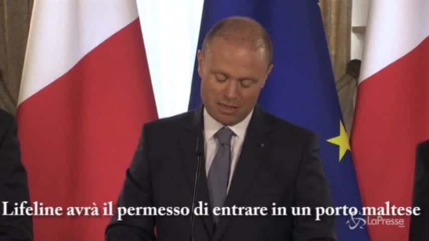 Lifeline, Muscat dà via libera: “Può attraccare a Malta”