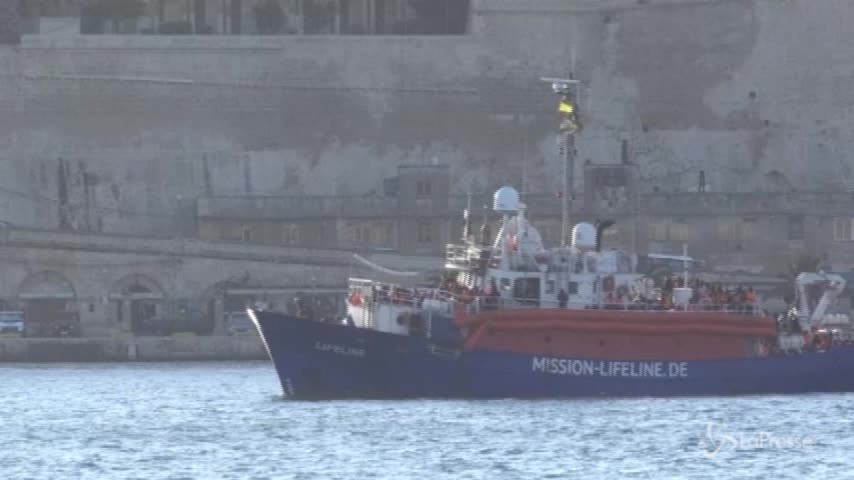 La Lifeline è a Malta: il video dell’arrivo al porto de La Valletta