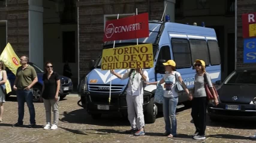 Italiaonline, presidio dei lavoratori a Torino contro licenziamenti