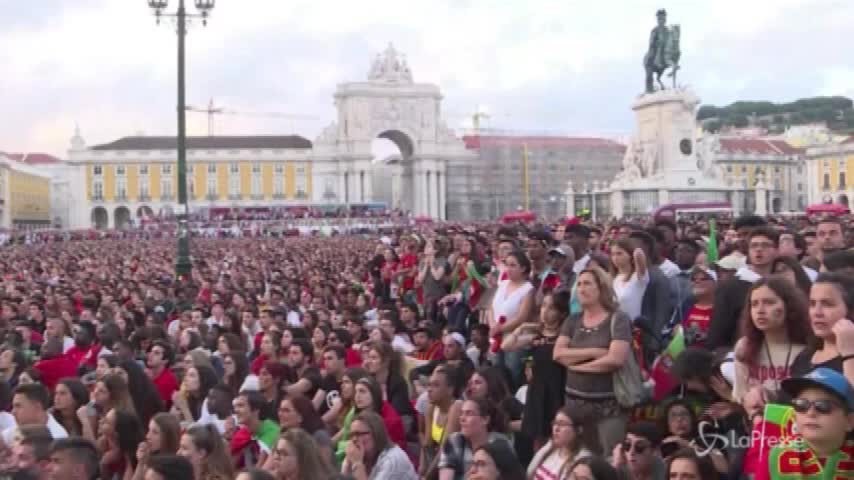 Russia 2018, gioie e dolori, tutte le emozioni dei portoghesi in piazza