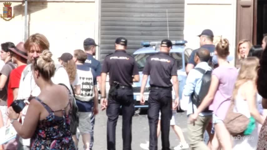 Sicurezza: agenti italiani e spagnoli pattugliano insieme Firenze e Roma