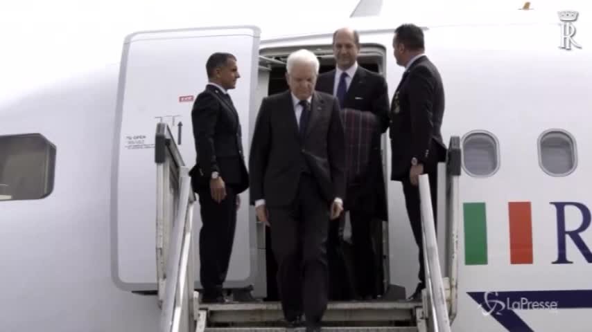 Mattarella arriva in Lituania