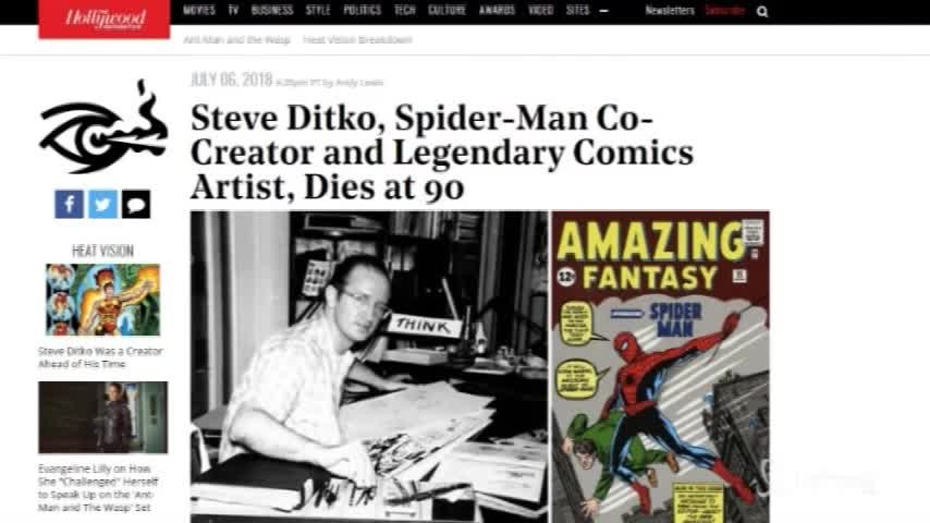 Addio Steve Ditko: morto il papà di Spider-Man