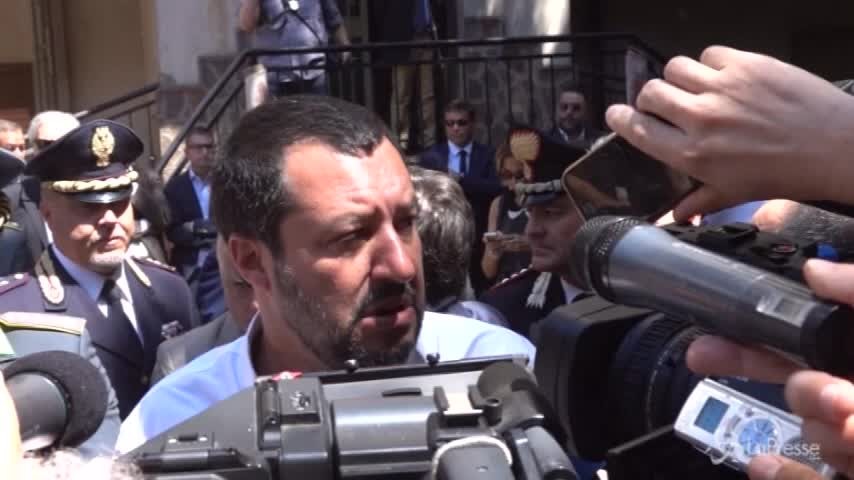 Salvini a Palmi: “La ‘ndrangheta è un cancro che si è allargato a tutta l’Italia”