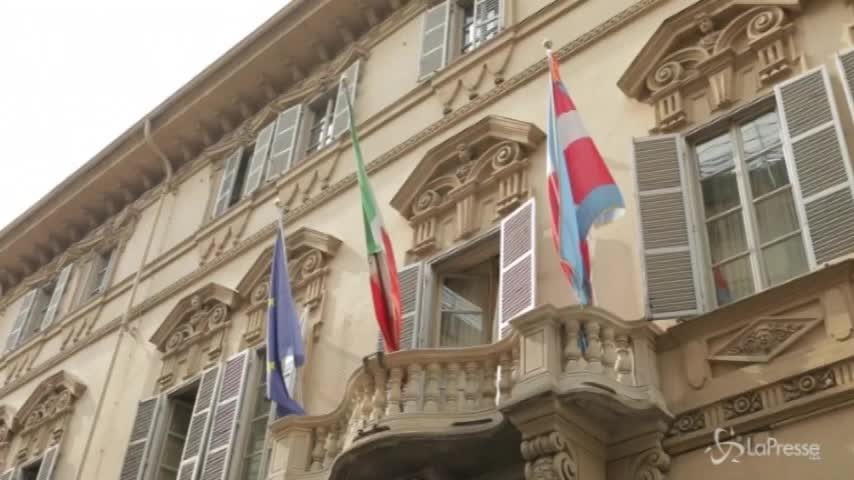 Torino, presidio per la mensa Borsellino davanti a Palazzo Lascaris