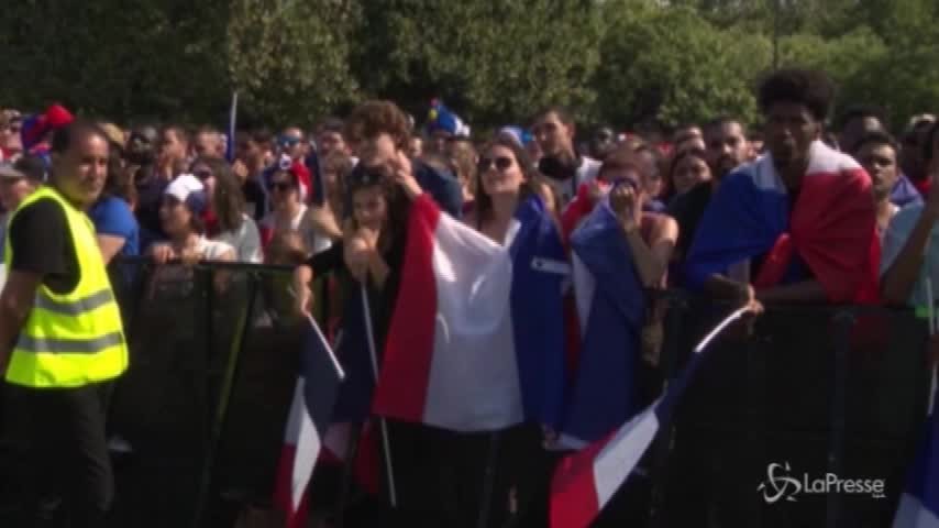 Mondiali, Francia-Croazia 1-0: l’urlo dei tifosi a Parigi