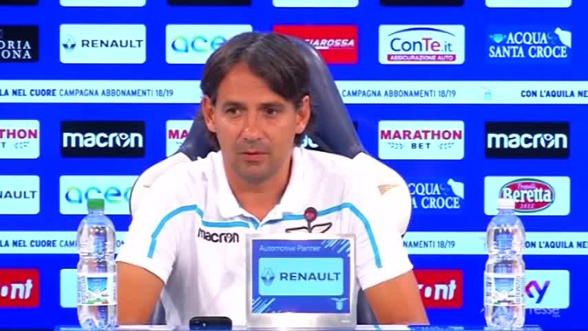 Inzaghi: “Con Lotito normale confronto allenatore-presidente”