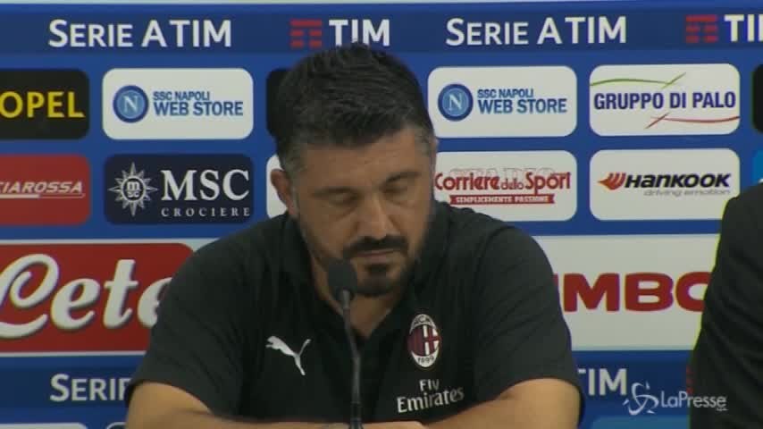 Gattuso: “Brucia perdere così, il calo è stato mentale”