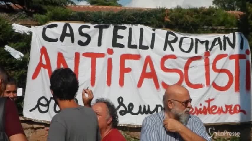 Tensione a Rocca di Papa tra antifascisti e Casa Pound