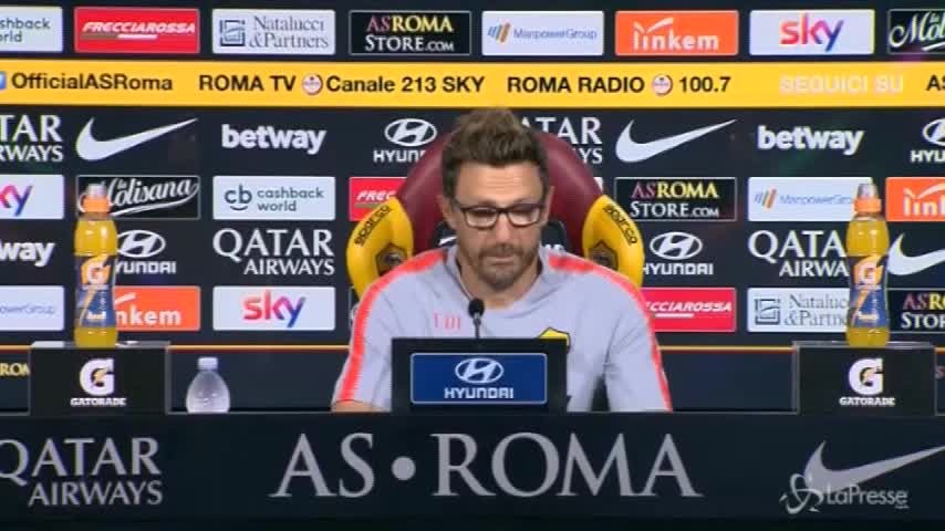 Di Francesco: “Col Milan voglio una grande risposta”