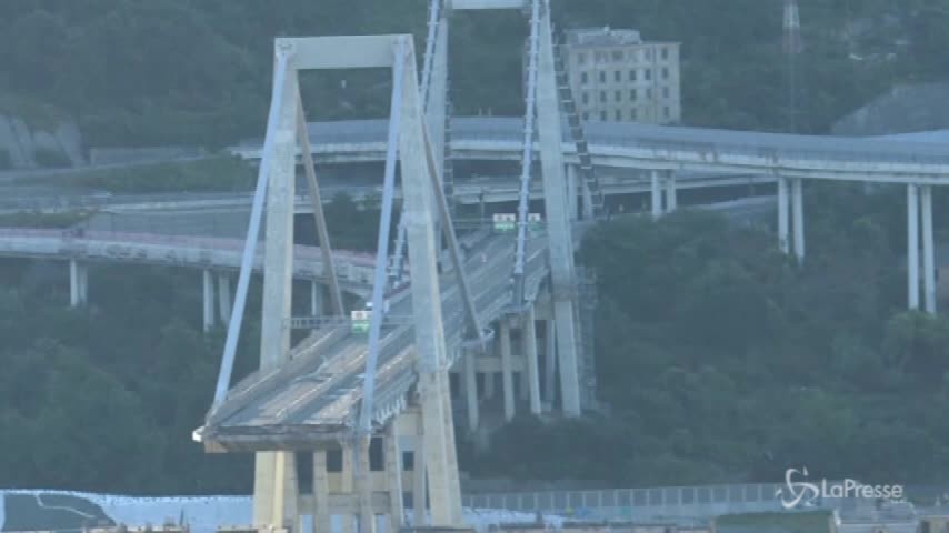 Genova, presentato piano demolizione ponte Morandi