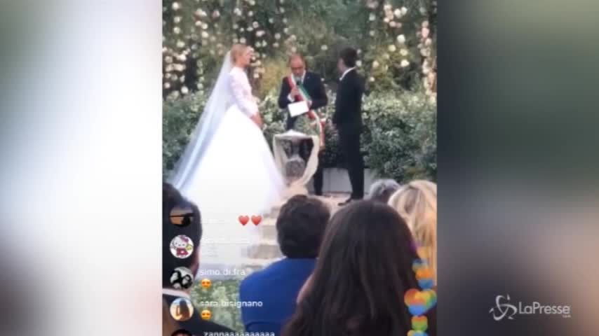Ferragni-Fedez sono moglie e marito, il momento del “sì”