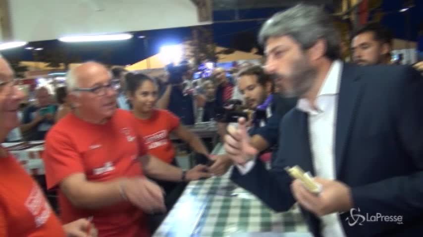 Ravenna, Fico scherza con i volontari della Festa dell’Unità