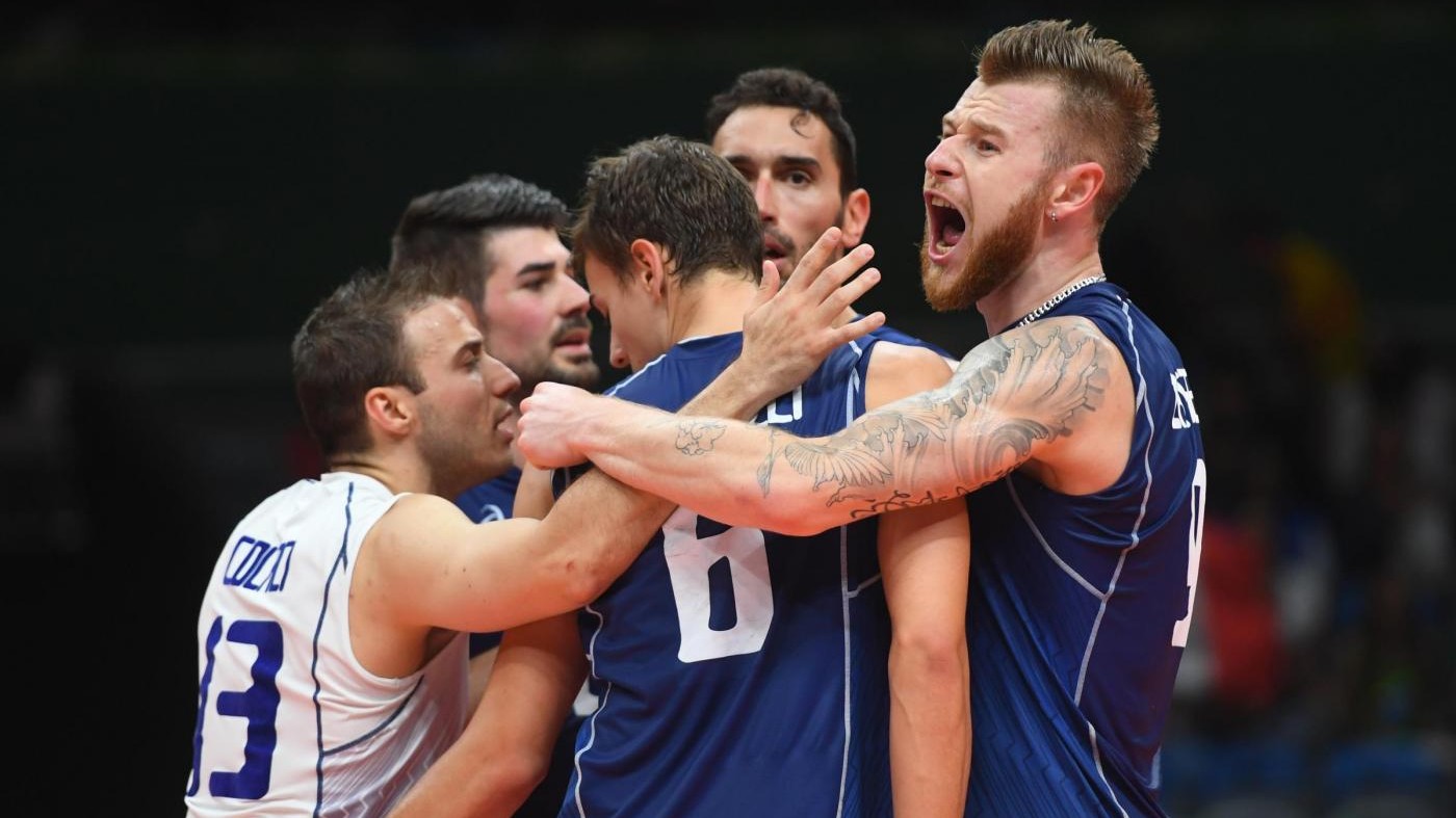 Mondiali di volley, Zaytsev trascina l’Italia sotto gli occhi di Mattarella