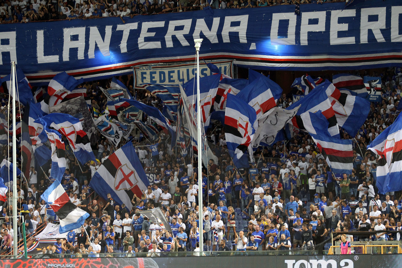 Serie A, ascoltati i tifosi della Samp: il recupero con la Fiorentina sarà spostato