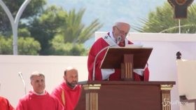 Il Papa a Palermo: “Abbiamo bisogno di cristiani col sorriso”