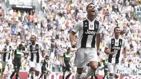 Ronaldo si sblocca: doppietta al Sassuolo