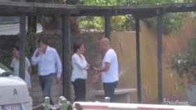Camera ardente Maria Sensi, il saluto di Bettarini alla figlia Rosella