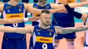 Italvolley, Zaytsev e compagni salutano Firenze con la Geyser dance