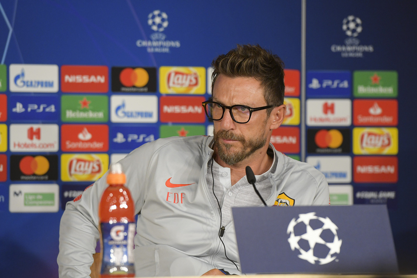 Roma, Di Francesco chiede una reazione: “Con Real partita gagliarda”