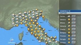 Meteo, le previsioni di domenica 30 settembre