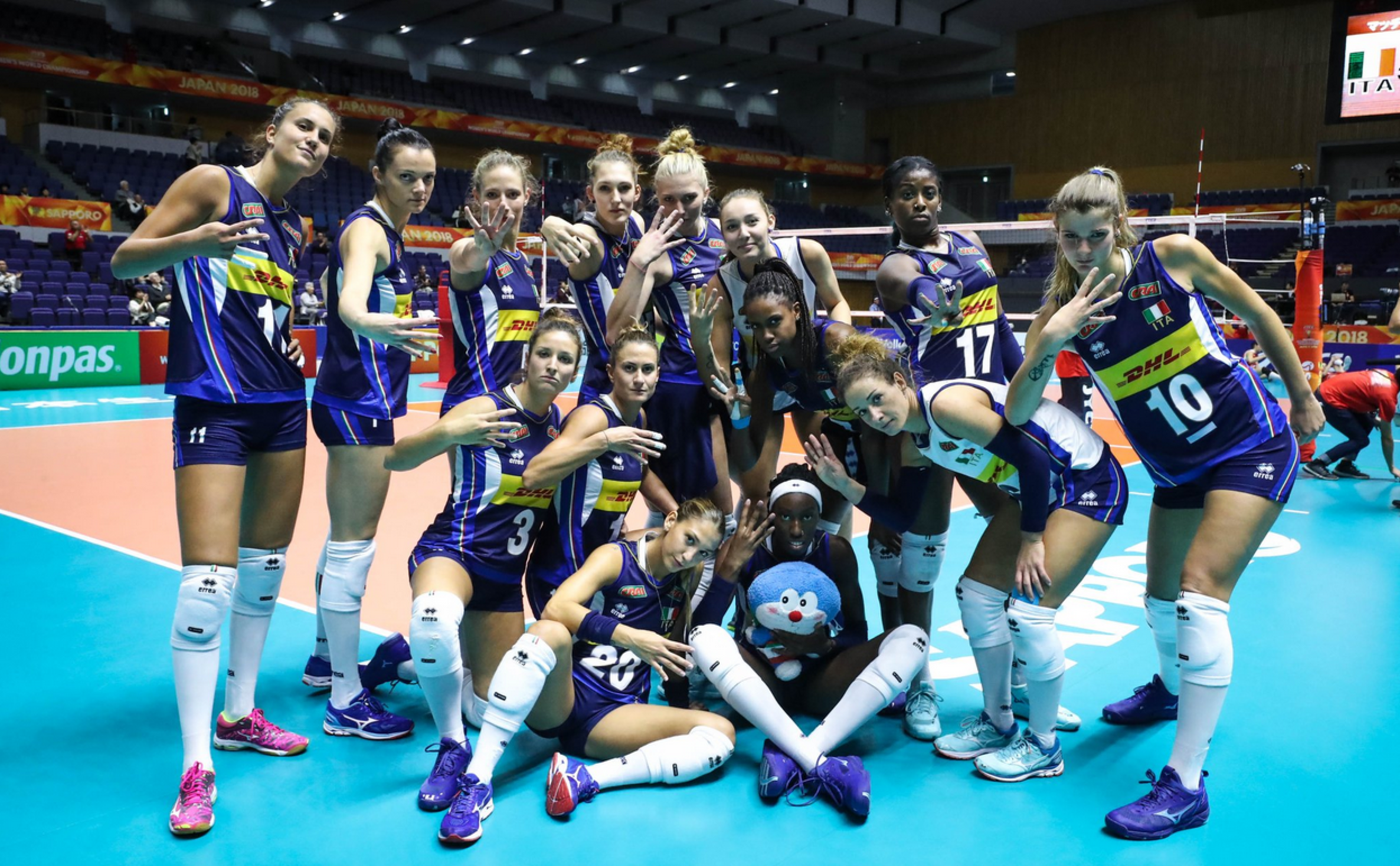 ItalVolley, Mondiali: poker delle azzurre, battuta la Turchia 3-0