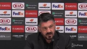 Milan, hostess ha un lieve malore in sala stampa e Gattuso si preoccupa