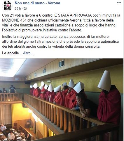 Verona, ok alla mozione anti-aborto. Sì della capogruppo Pd, Zingaretti: “Rispettare la 194”