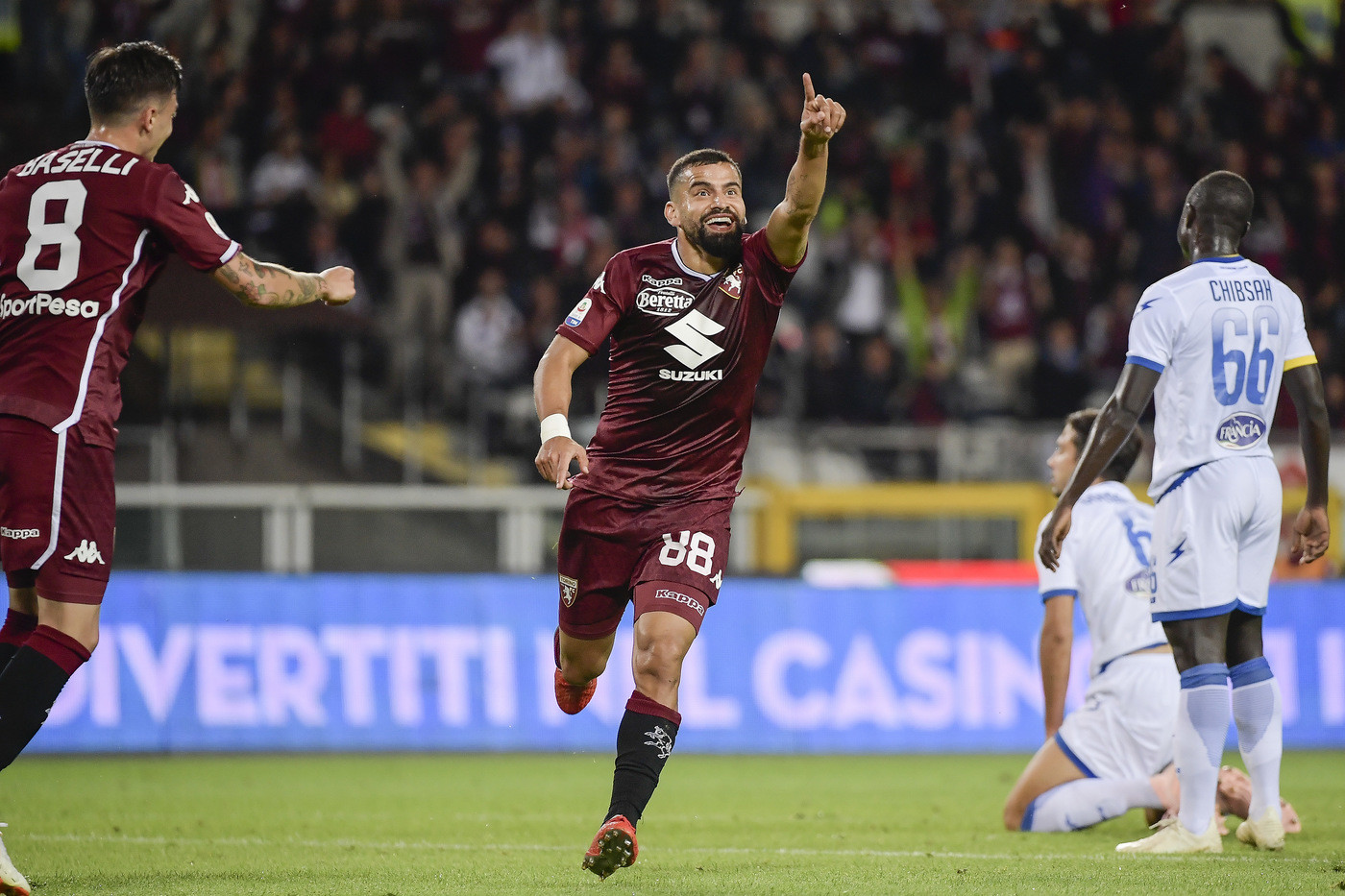 Serie A, Torino-Frosinone 3-2 | Il Fotoracconto