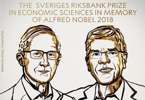Nobel dell’Economia a William Nordhaus e Paul Romer