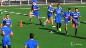 Cassano, il primo allenamento con la Virtus Entella
