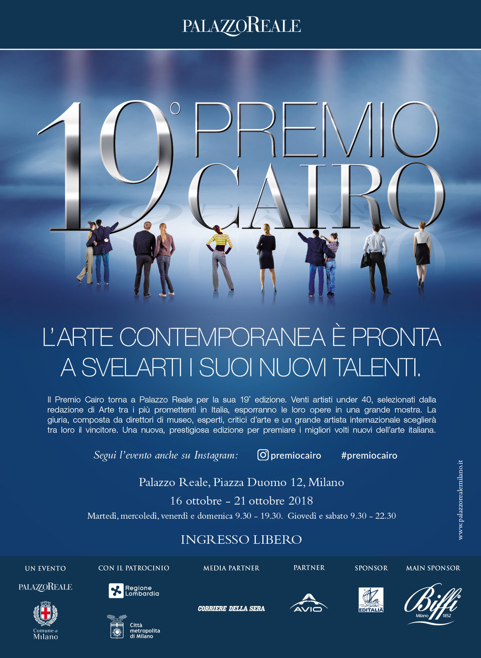 Premio Cairo 19, le eccellenze italiane promuovono l’arte contemporanea