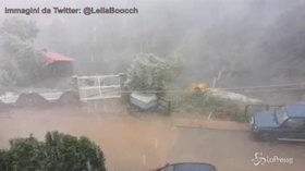 Maltempo in Sardegna, le strade allagate a Castiadas