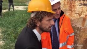 Viadotti a rischio, il sopralluogo del ministro Toninelli sulla A25